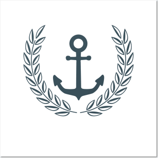 maritime anchor Posters and Art